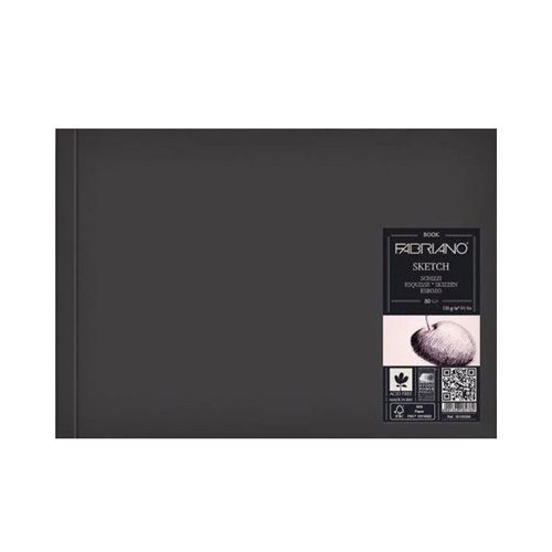 Fabriano Sketch Book Pad 14.8x21cm 110gsm 80 Sheets