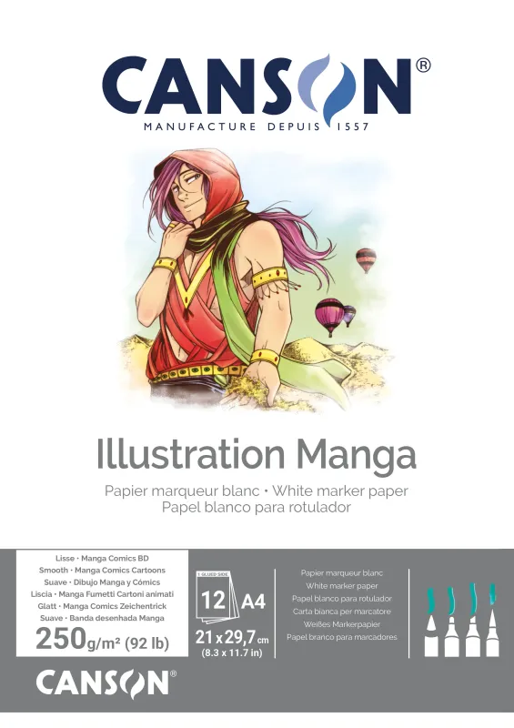 CANSON Manga Illustration Paper A4 250gsm CANSON Manga Illustration Paper A4 250gsm