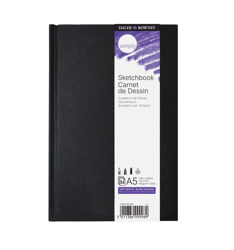 Daler Rowney Simply Hardbound Sketchbook 100gsm