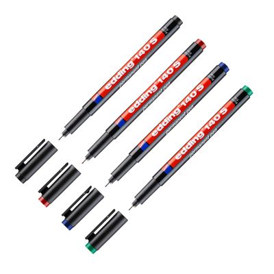 Edding 140S Black Permanent Marker 0.3mm