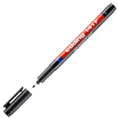 Edding 141F Black Permanent Marker 0.6mm