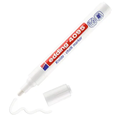 Edding 4095 White Chalk Marker 2-3mm