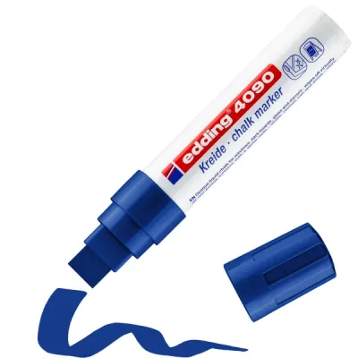 Edding 4090 Blue Chalk Marker 4-15mm