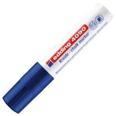 Edding 4090 Blue Chalk Marker 4-15mm