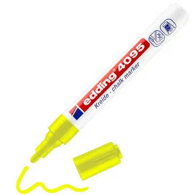 Edding 4095 Neon Yellow Chalk Marker 2-3mm