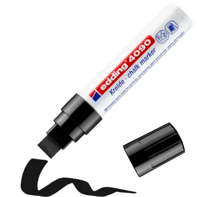 Edding 4090 Chalk Marker Black 4-15mm