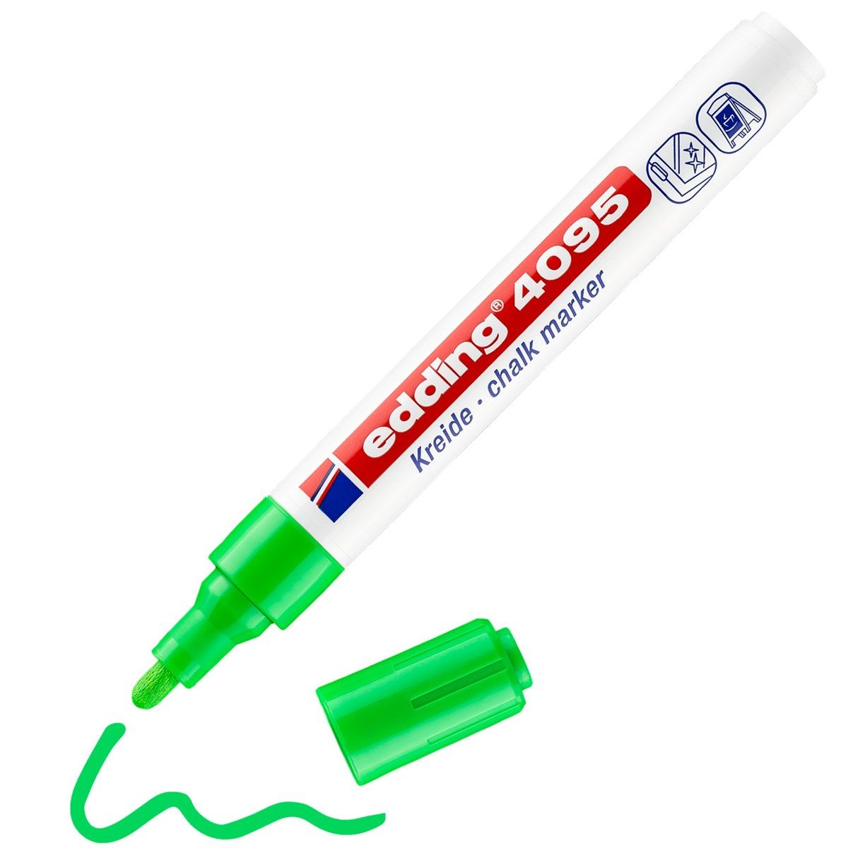 Edding 4095 Lime Green Chalk Marker 2-3mm