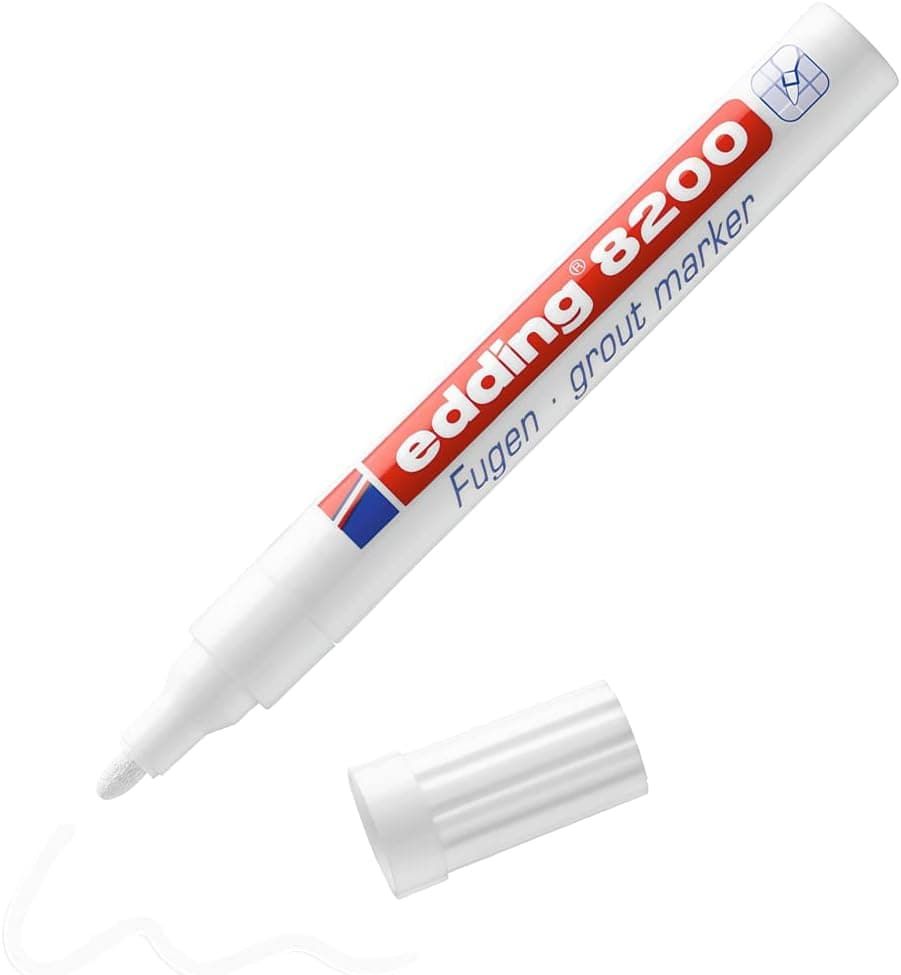 Edding 8200 White Grout Marker 2-4mm
