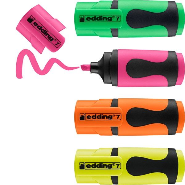 Edding 7 Highlighter Set 9 Colours | DISCOUNT