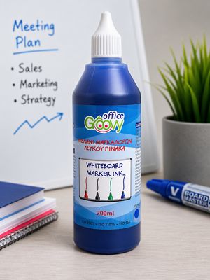 Office Groovy Blue Whiteboard Marker Ink 200ml