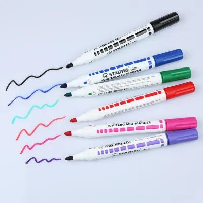 Stabilo Whiteboard Markers in 6 Colors