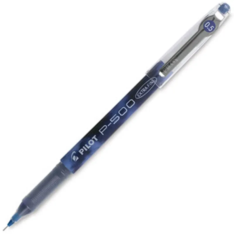 Pilot P-500 Blue Roller Pen 0.5mm Extra Fine