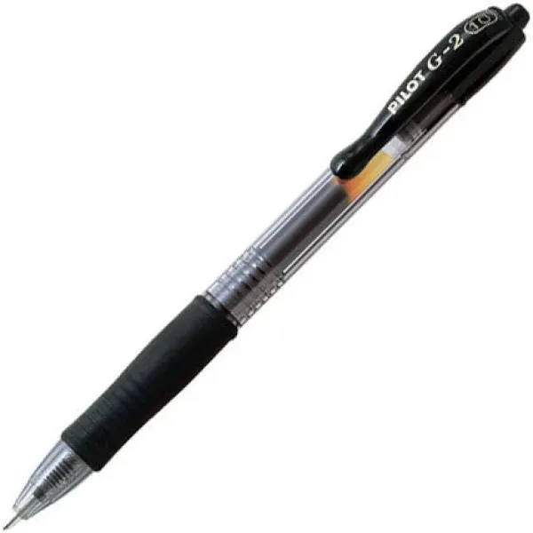 Pilot G-2 Black Gel Pen 1.0mm with Grip