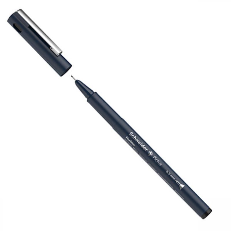 Schneider Pictus Black Fineliner Pen