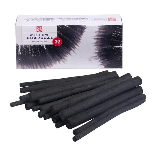 Talens Willow Charcoal Thick 20 Stick Set