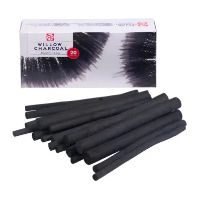 Talens Willow Charcoal Thick 20 Stick Set