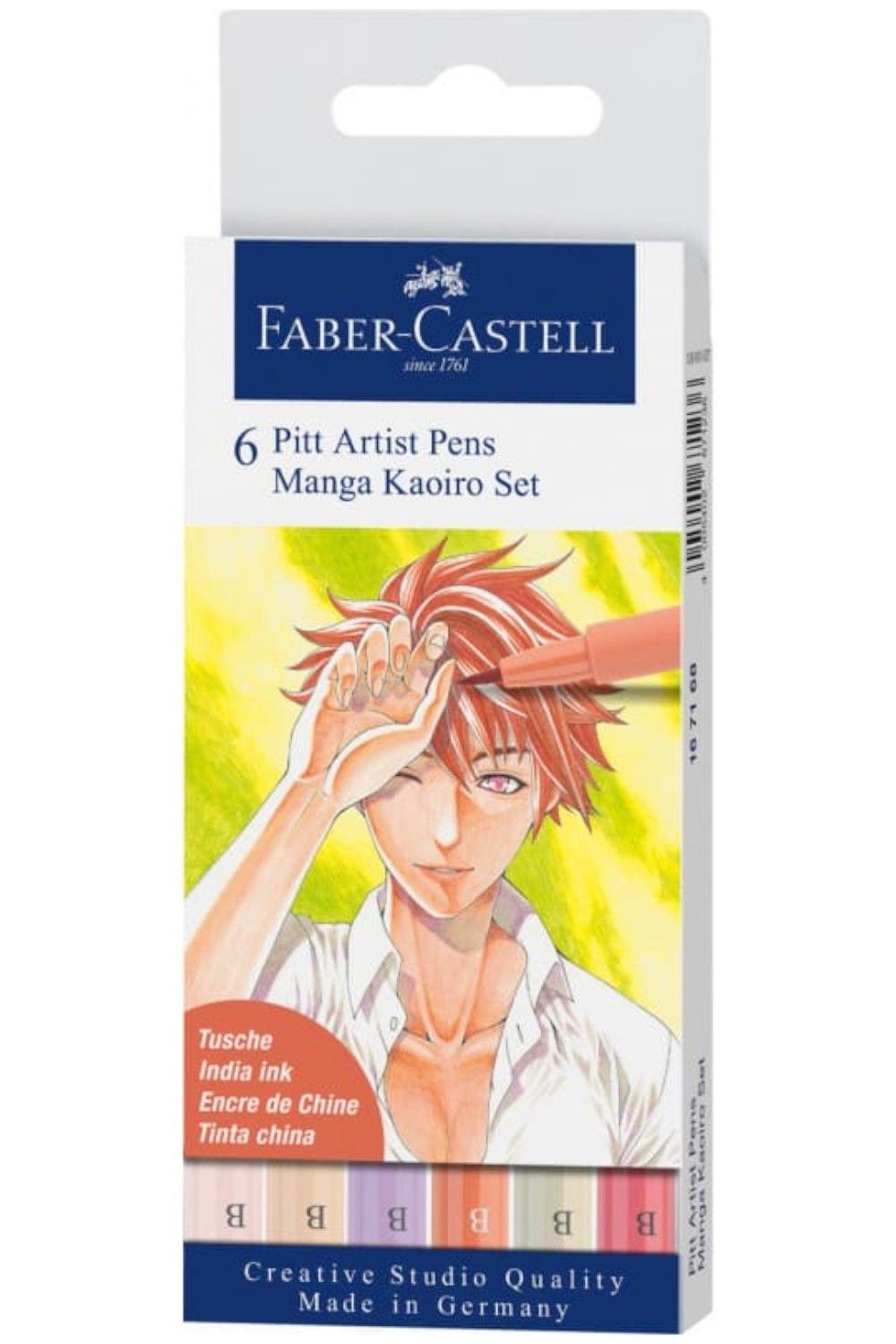 Faber-Castell Pitt Artist Manga Kaoiro Set of 6