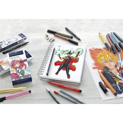 Faber-Castell Pitt Artist Manga Kaoiro Set of 6