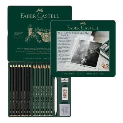 Faber-Castell Pitt Graphite Matt Pencil Set 20 Pieces
