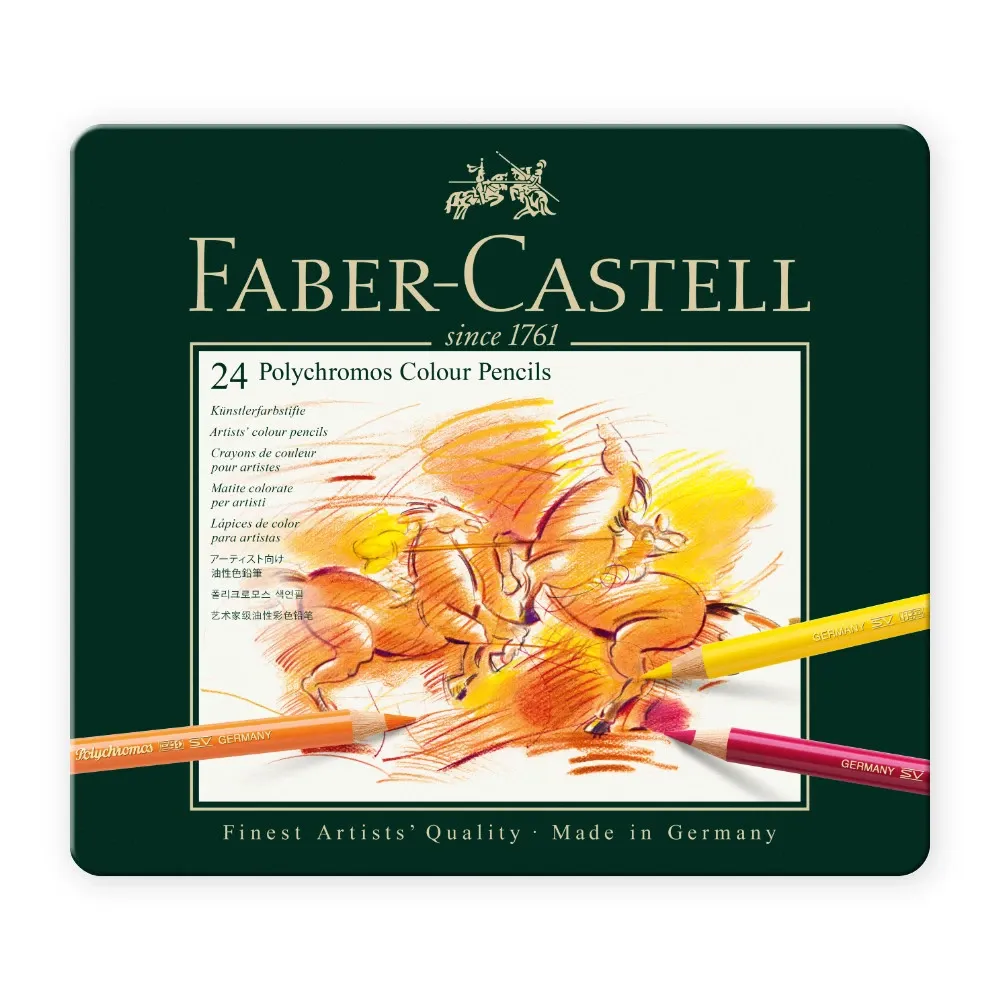 Faber-Castell Polychromos Colour Pencils Set of 24