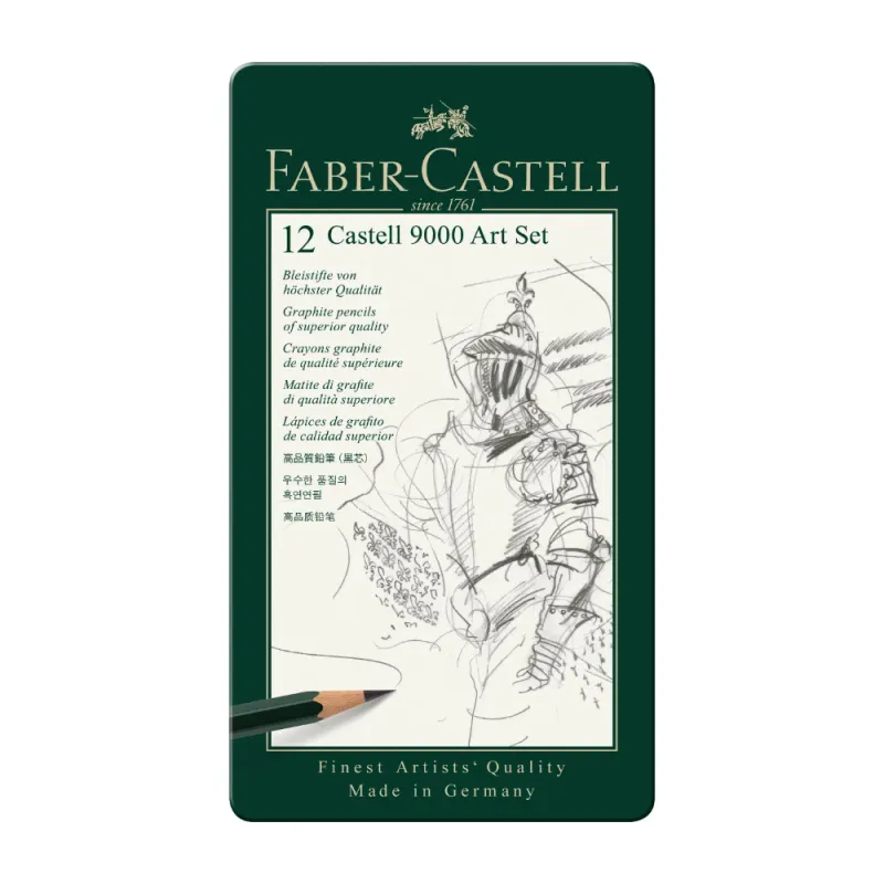 Faber-Castell 9000 Graphite Pencil Set of 12