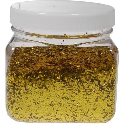Gold Glitter Flakes 1mm 200gr