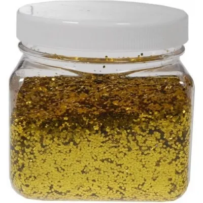 Gold Glitter Flakes 1mm 200gr