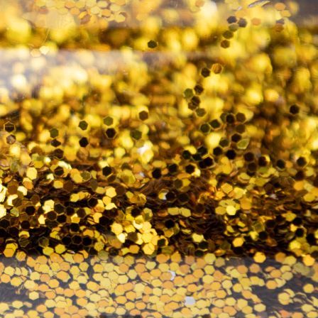 Gold Glitter Flakes 1mm 200gr