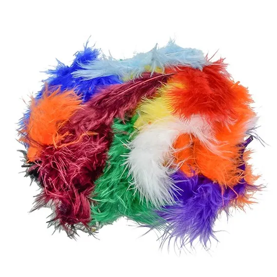Marabou Feathers Multicolour 10-12cm 20 Pieces