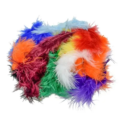 Marabou Feathers Multicolour 10-12cm 20 Pieces