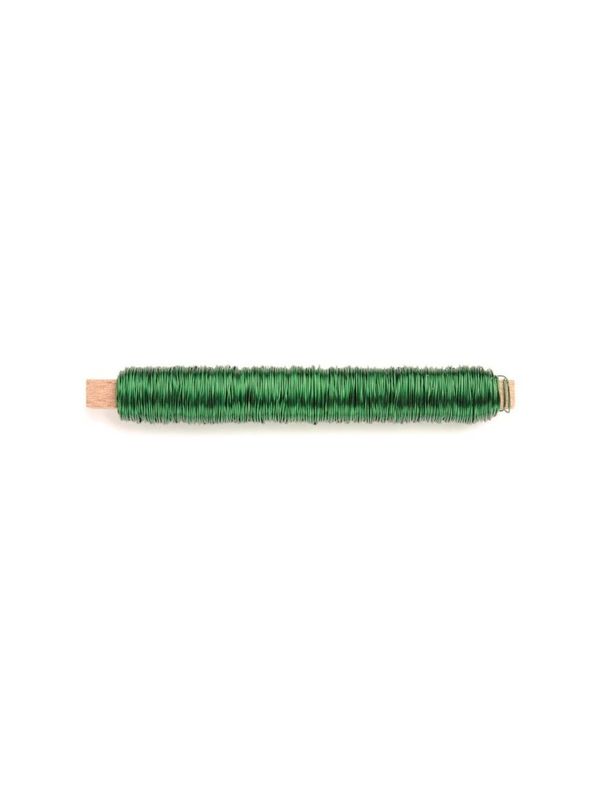 Glorex Green Metallic Craft Wire 0.5mm x 50m