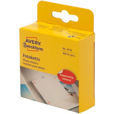 Avery Zweckform Double-Sided Photo Stickers 12x12mm 400 pcs