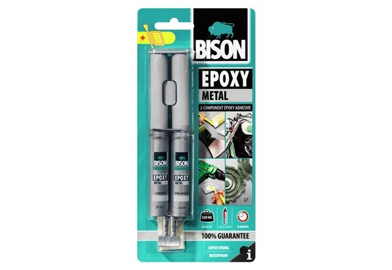 Bison Epoxy Metal Two Component Adhesive 24ml