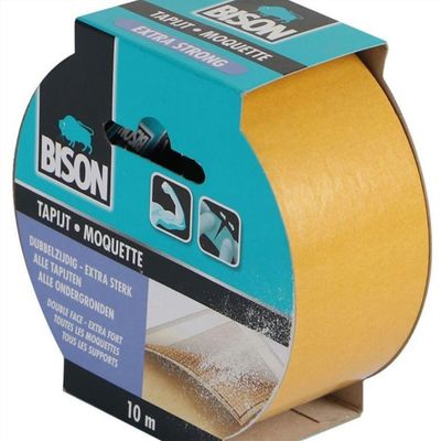 Bison Carpet Tape Extra Strong Double-Sided Carpet Tape 10m