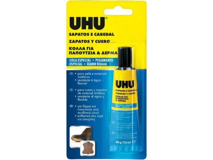 UHU Shoe &amp; Leather Repair Adhesive 33ml