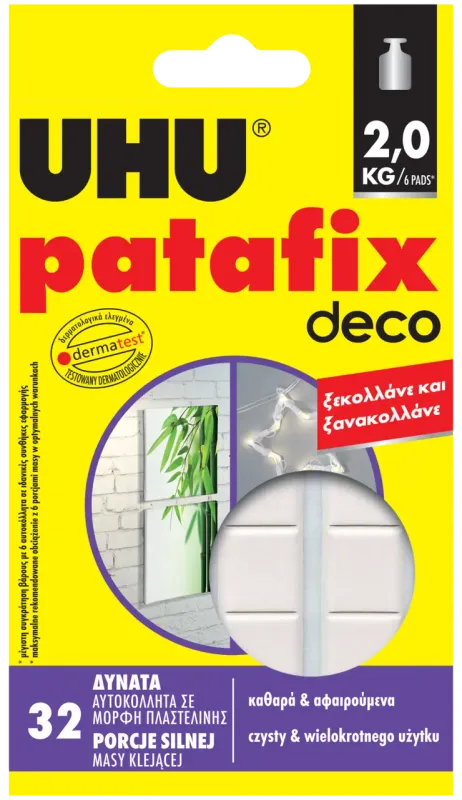 UHU Patafix Deco Reusable Mounting Adhesive Pads