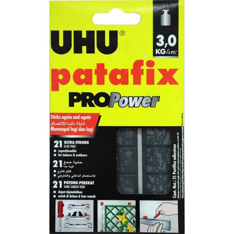 UHU Patafix ProPower 21 Reusable Adhesive Pads
