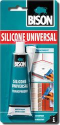 Bison Universal Clear Silicone Sealant 60ml