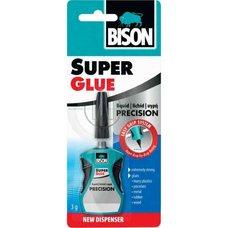 Bison Super Glue Precision 3g Instant Adhesive