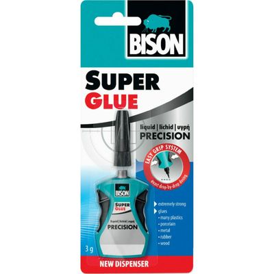 Bison Super Glue Precision 3g Instant Adhesive Bison Super Glue Precision 3g Instant Adhesive