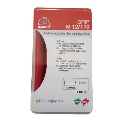 Grey Hot Glue Sticks 12mm Pack of 10