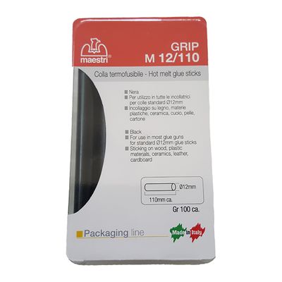 Grey Hot Glue Sticks 12mm Pack of 10