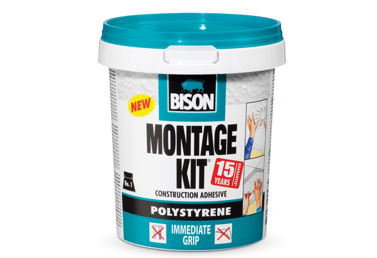 Κόλλα Bison Montage Kit Polystyrene 1kg Κόλλα Bison Montage Kit Polystyrene 1kg