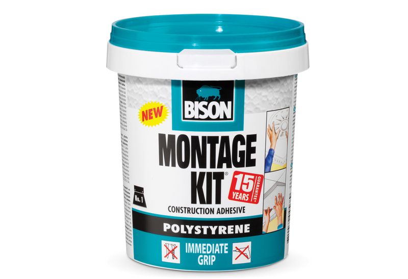 Κόλλα Bison Montage Kit Polystyrene 1kg Κόλλα Bison Montage Kit Polystyrene 1kg