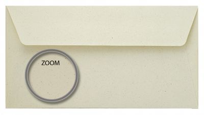 Craft Small Ivory Envelope 11x22cm 10 pcs