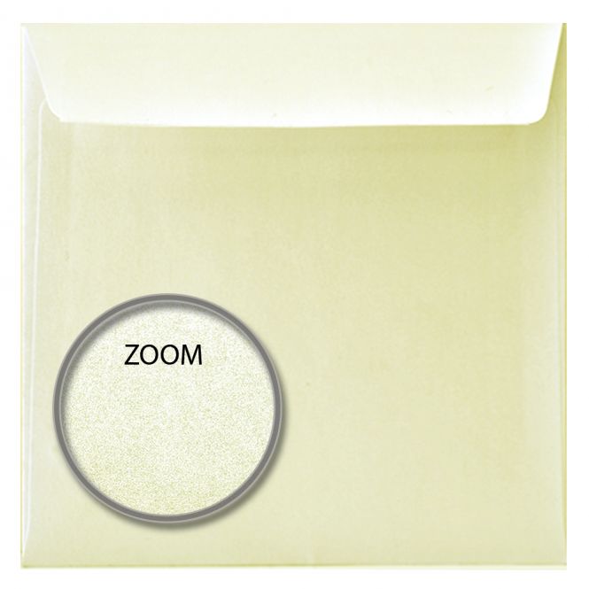 Gloss Ivory Square Envelope 17x17cm
