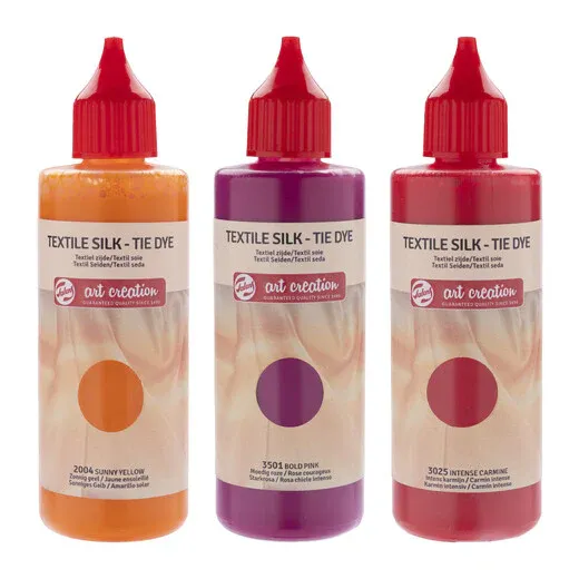 Talens Art Creation Tie-Dye Set Warm Colours 3 x 85 ml + Gloves