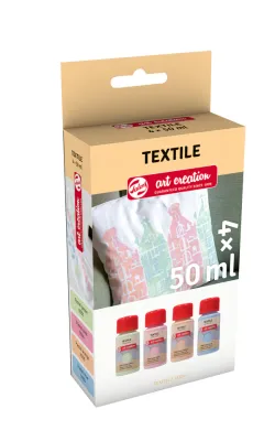 Talens Art Creation Textile Paint Set Pastel 4 x 50 ml