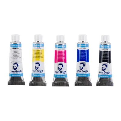 Van Gogh Watercolour Primary Mixing Set | 5 x 10 ml Tubes