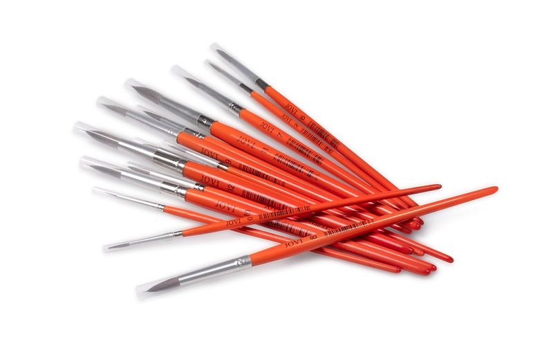 JOVI Pony Hair Round Paint Brushes